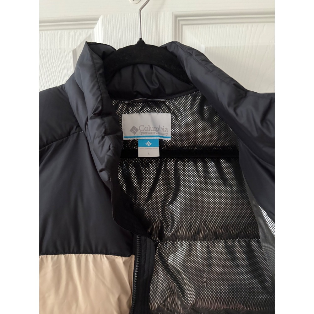 Columbia Pike Lake Omni-Heat Puffer Vest Mens Large Ancient Fossil Black WM0018 - Picture 4 of 4